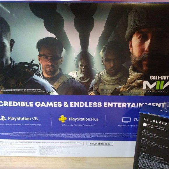 *NEW* PS4 COD MW2 Bundle + SD GUNDAM + Blazblue + WD 4TB Gaming Hard Drive - Picture 3 of 10